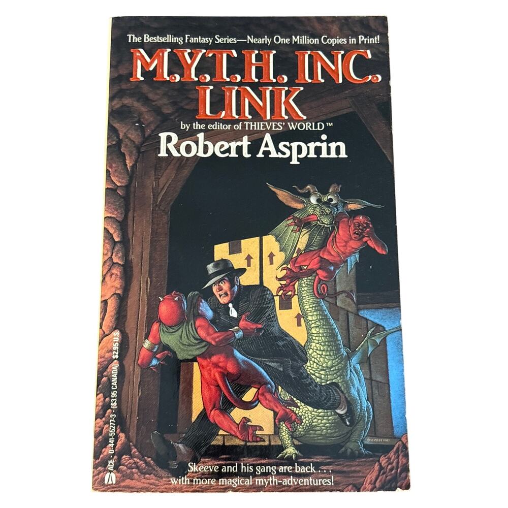 M.Y.T.H. Inc. Link Robert Asprin book Paperback Ace Books 1988 fantasy